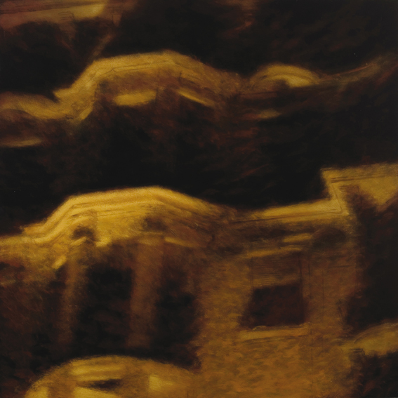 010 Architettura 100 per 100 olio su tavola 2005